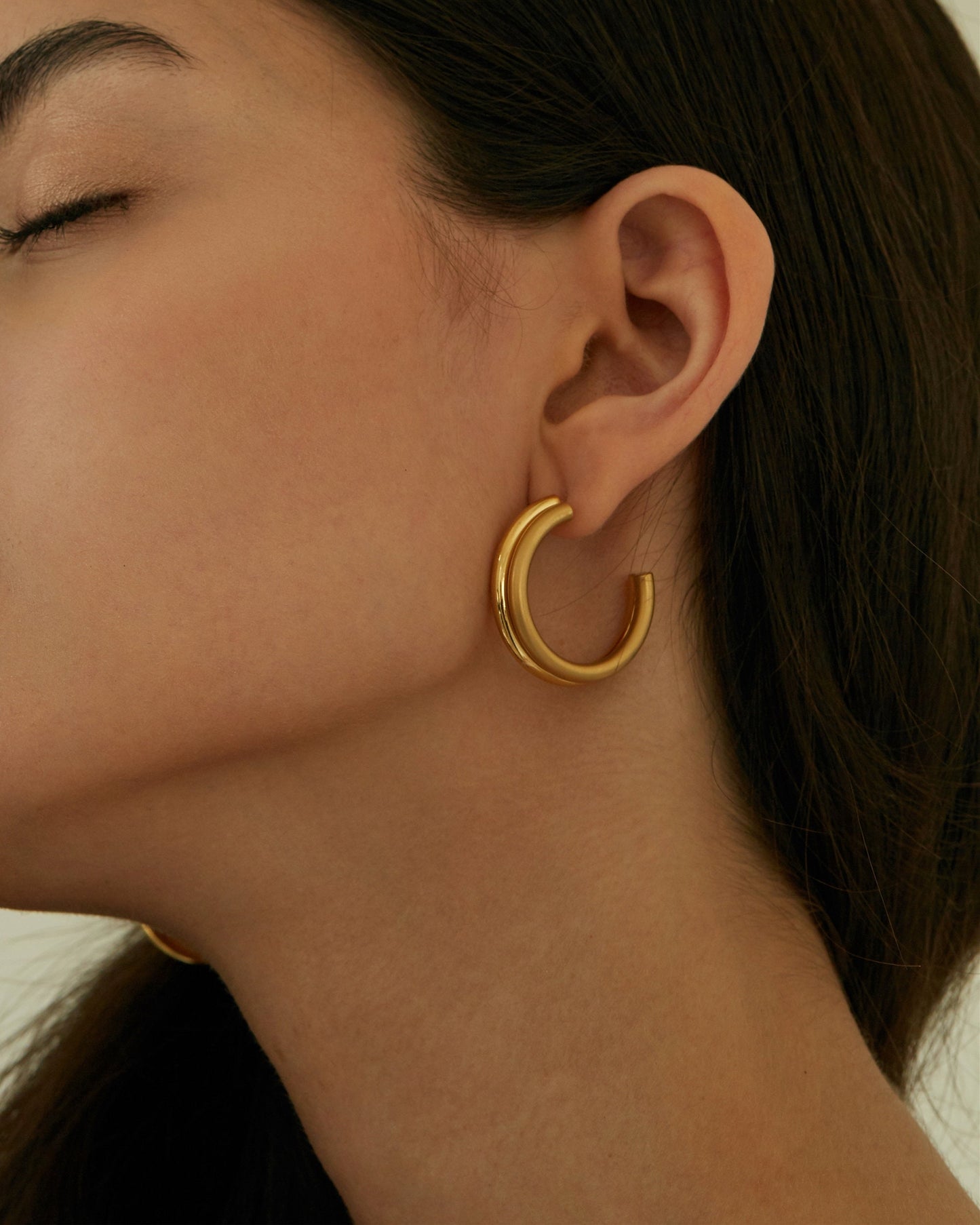 RUBI HOOP EARRINGS
