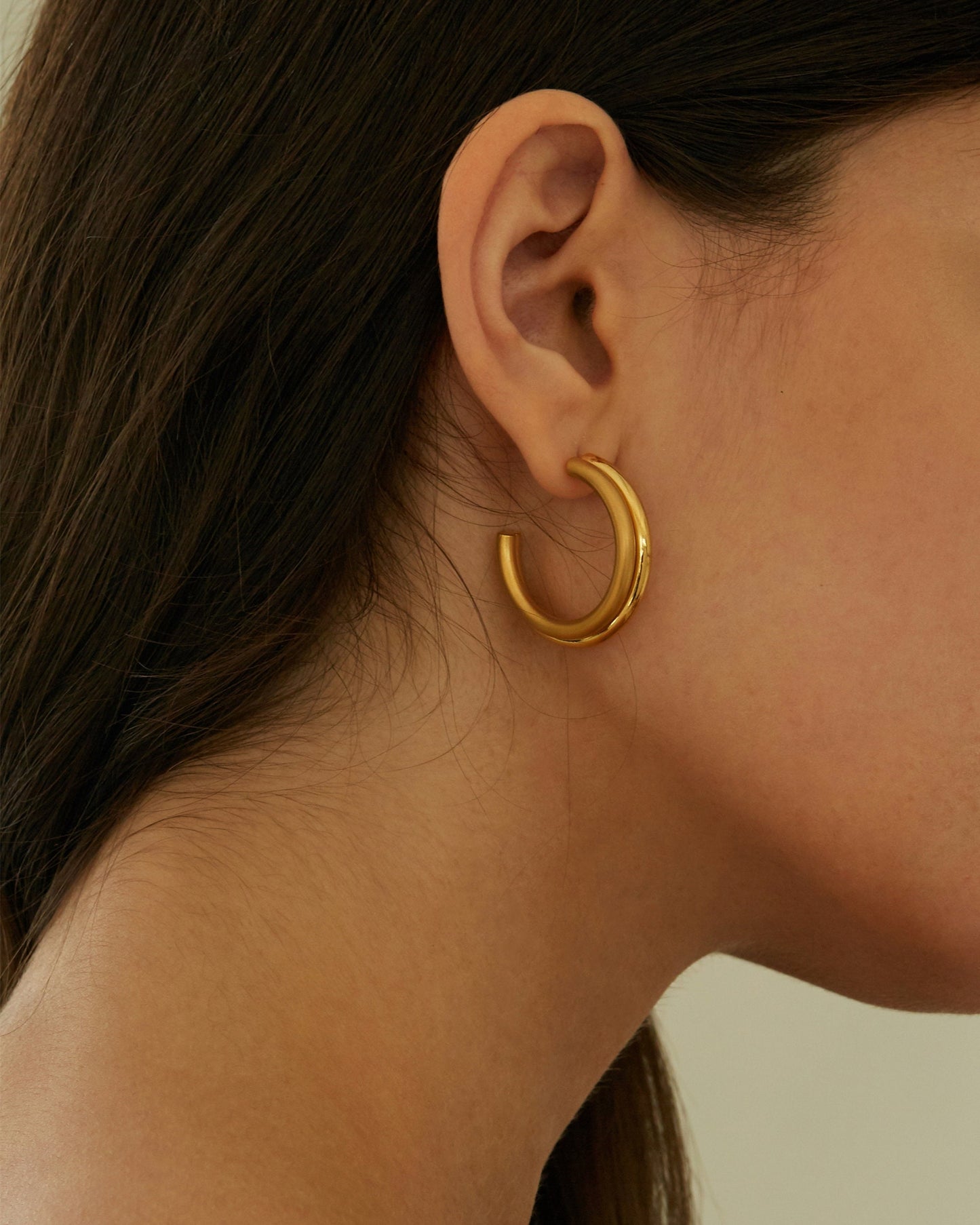 RUBI HOOP EARRINGS