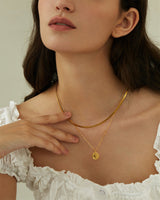 JULE SUN COIN NECKLACE