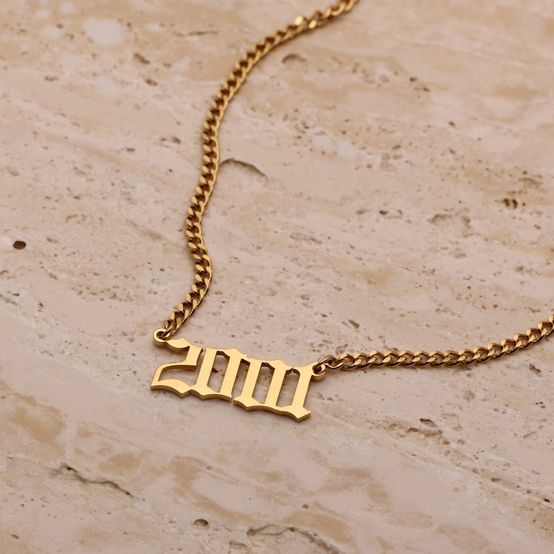 ALTA BIRTH YEAR CHARM NECKLACE