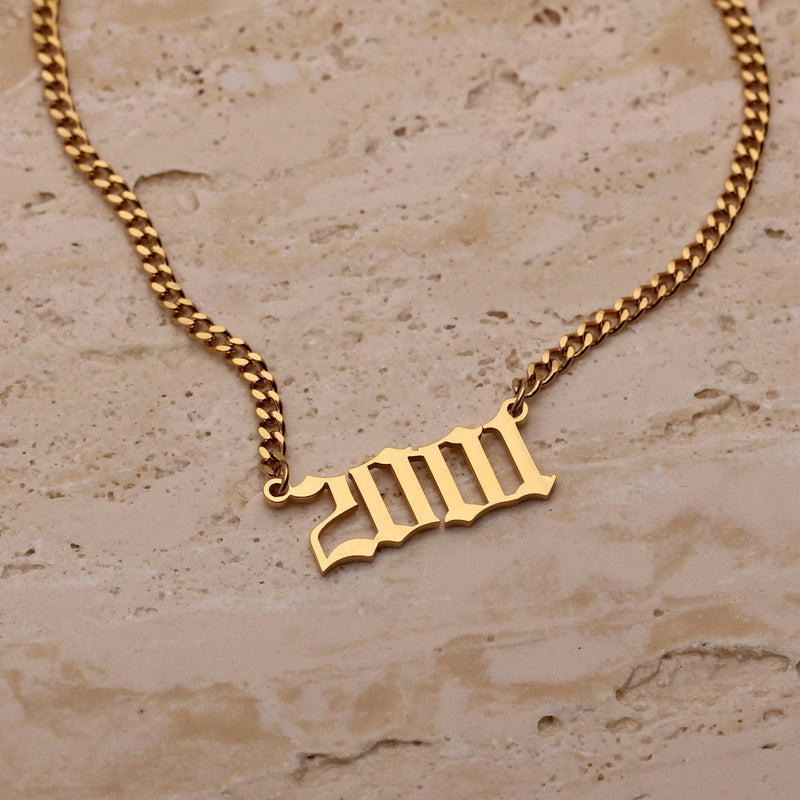 ALTA BIRTH YEAR CHARM NECKLACE