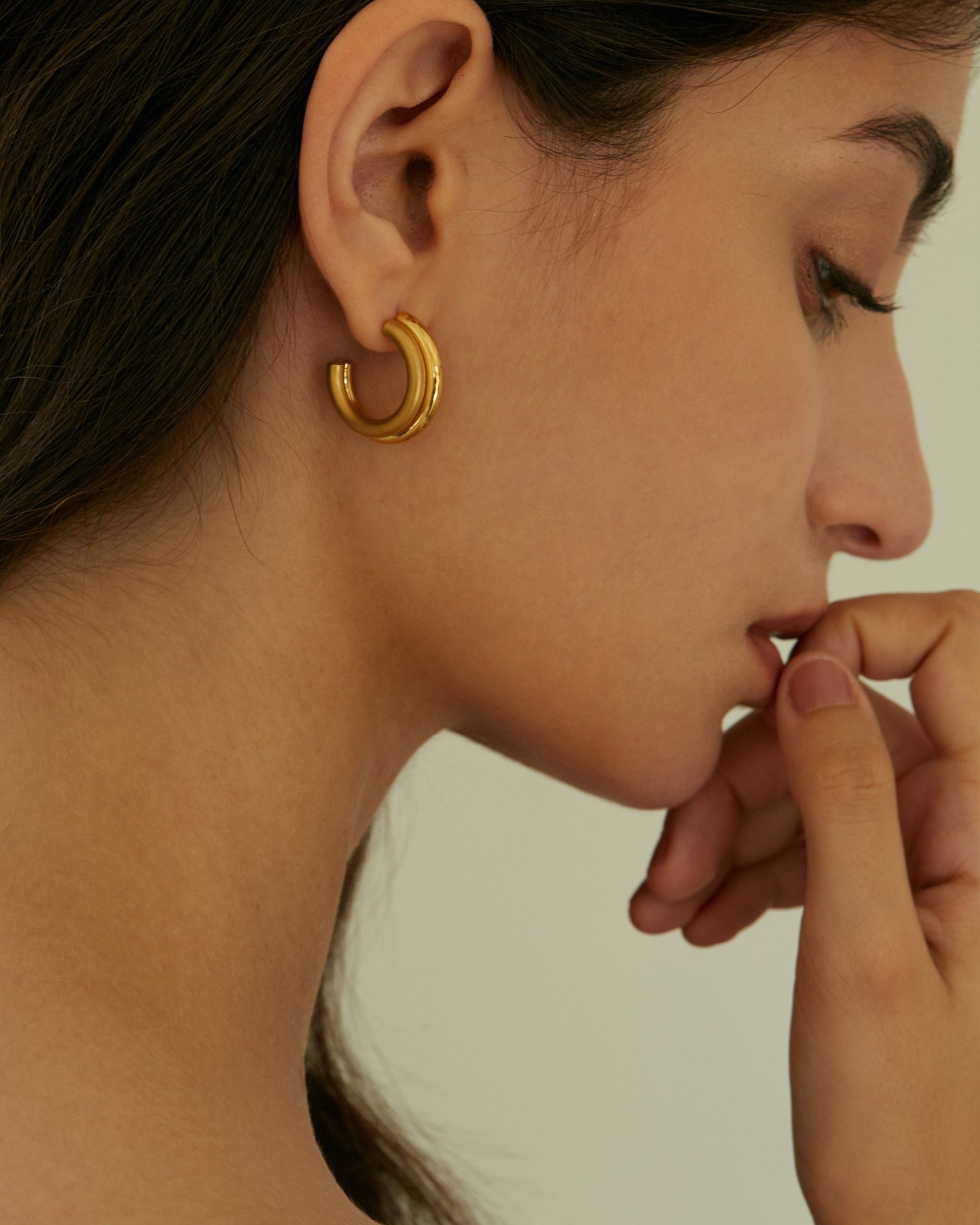 RUBI HOOP EARRINGS