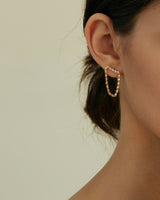 TIYA CHANDELIER CHAIN EARRINGS