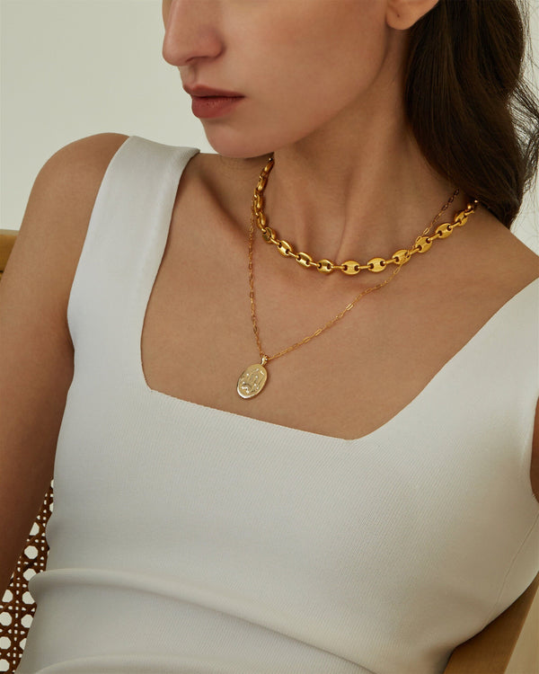 SAIRAH FEMALE BODY COIN NECKLACE