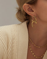 LEONOR LINK CHAIN EARRINGS