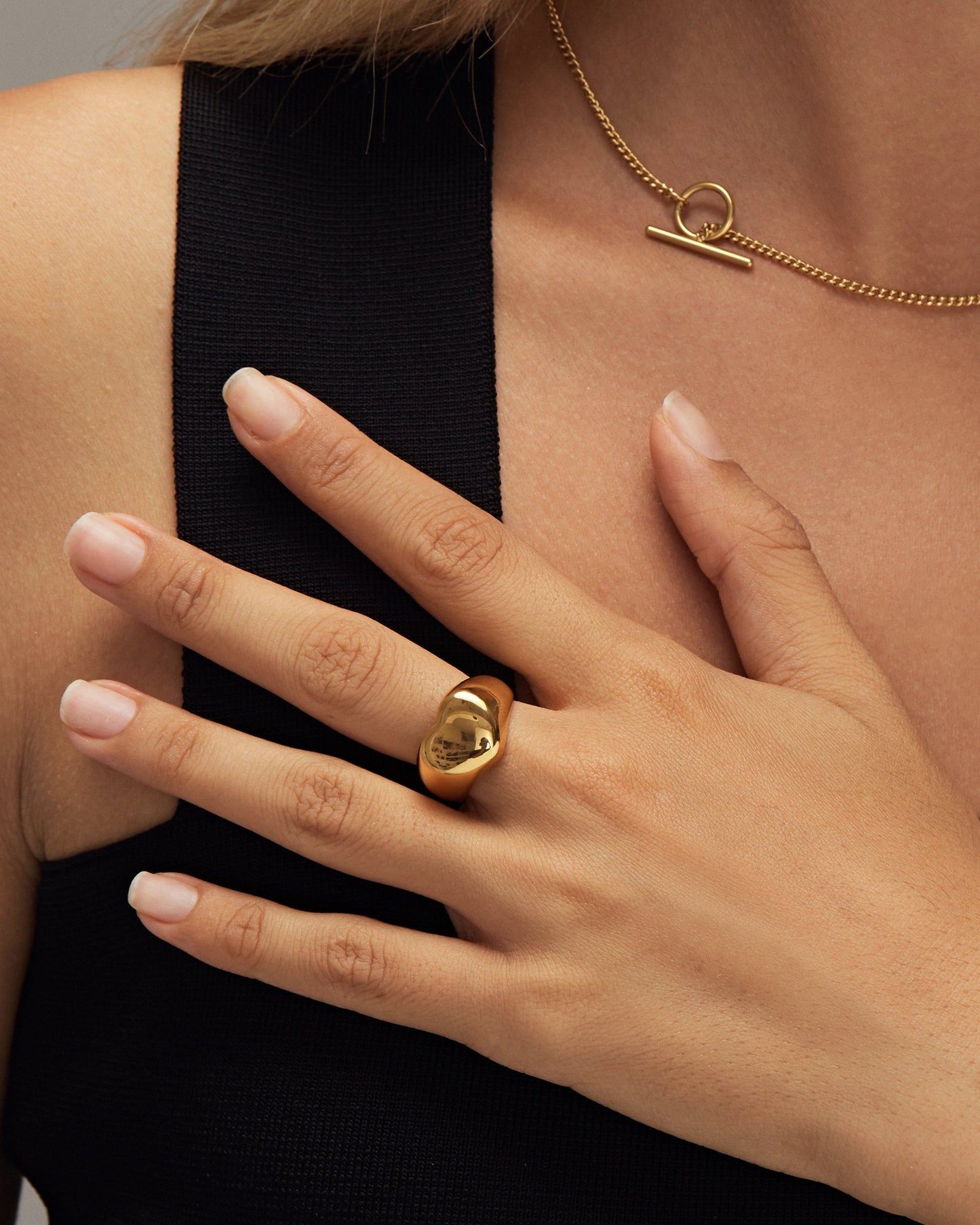 JAIDE HEART DOME RING