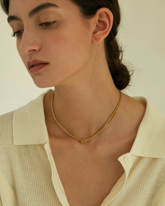 SKYLA DOUBLE ROPE NECKLACE