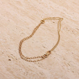 ADALEEN DOUBLE CABLE NECKLACE