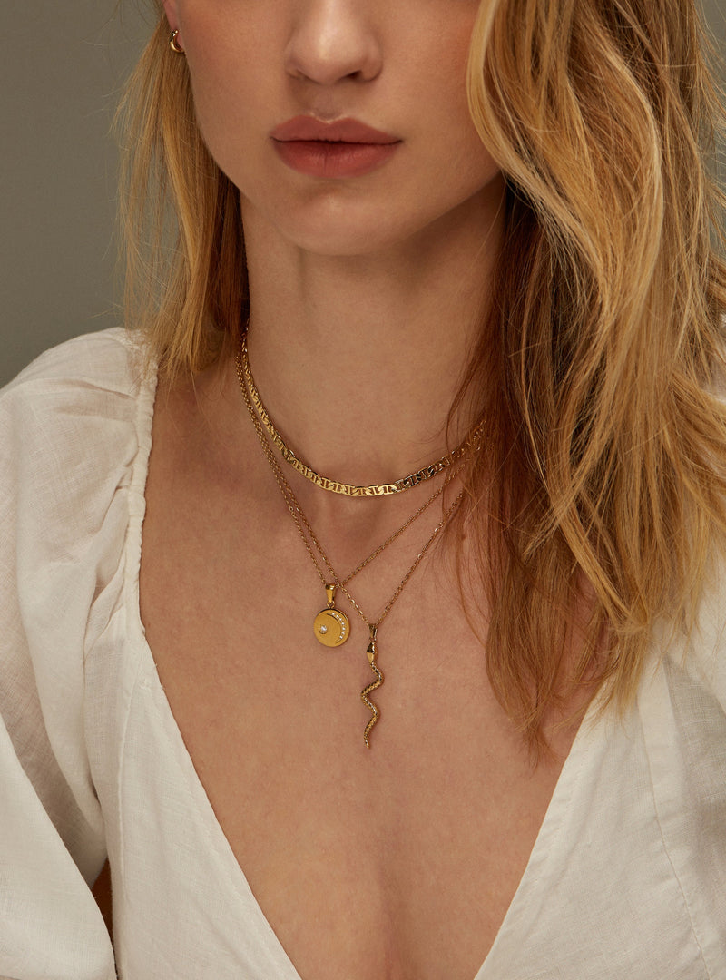 TALEA STAR MOON NECKLACE