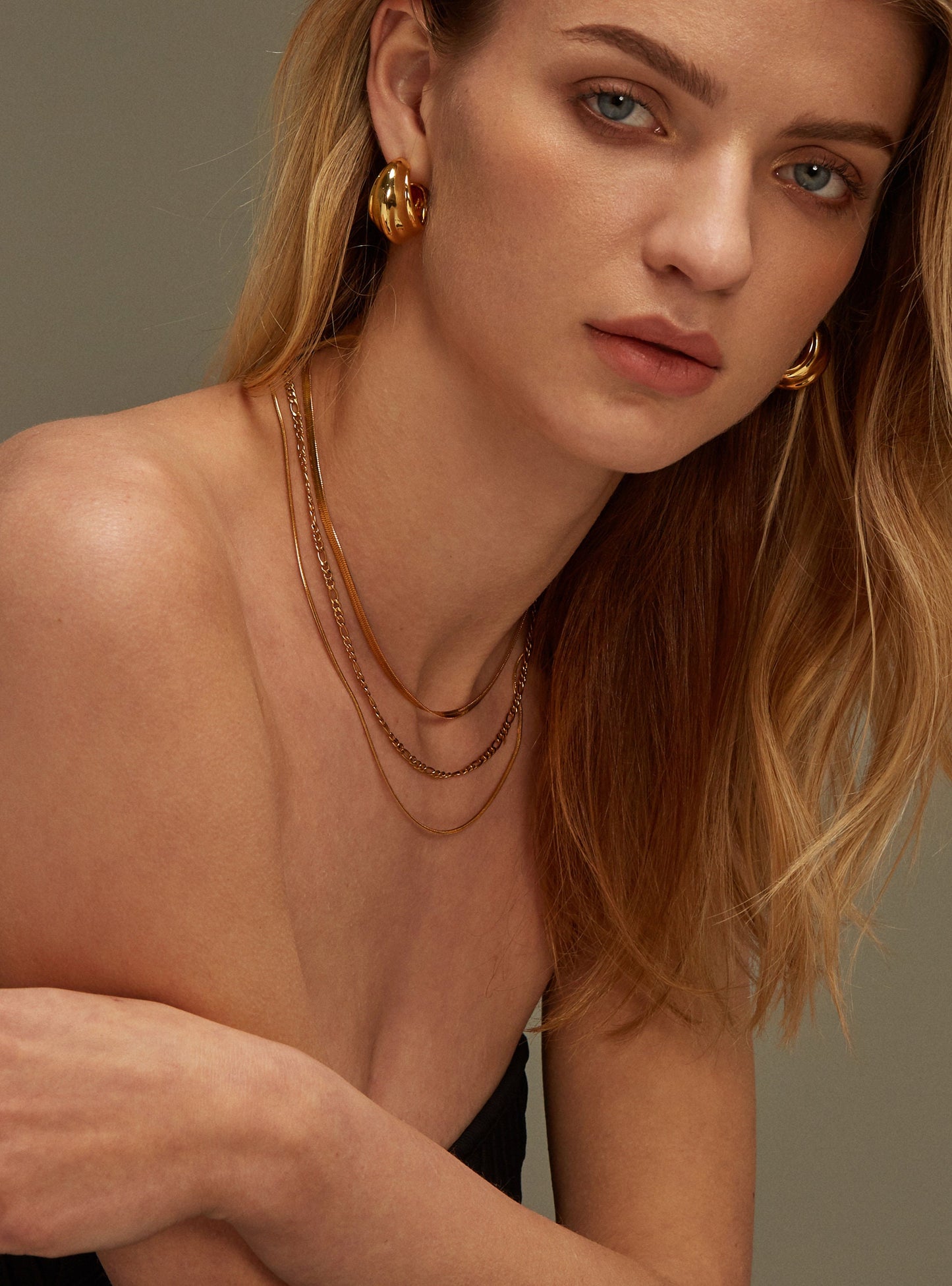 ATALIE SNAKE CHAIN NECKLACE