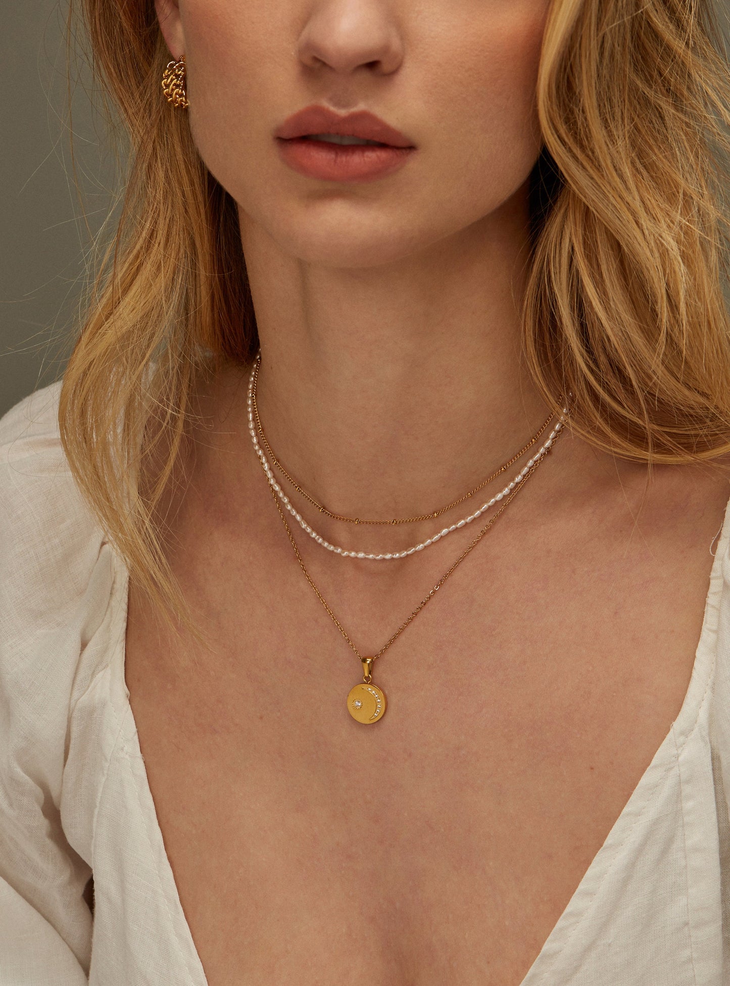 TALEA STAR MOON NECKLACE