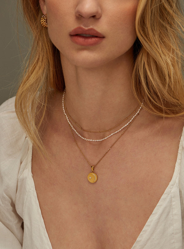 TALEA STAR MOON NECKLACE