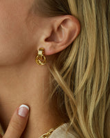 AIMEE DOOR KNOCKER EARRINGS