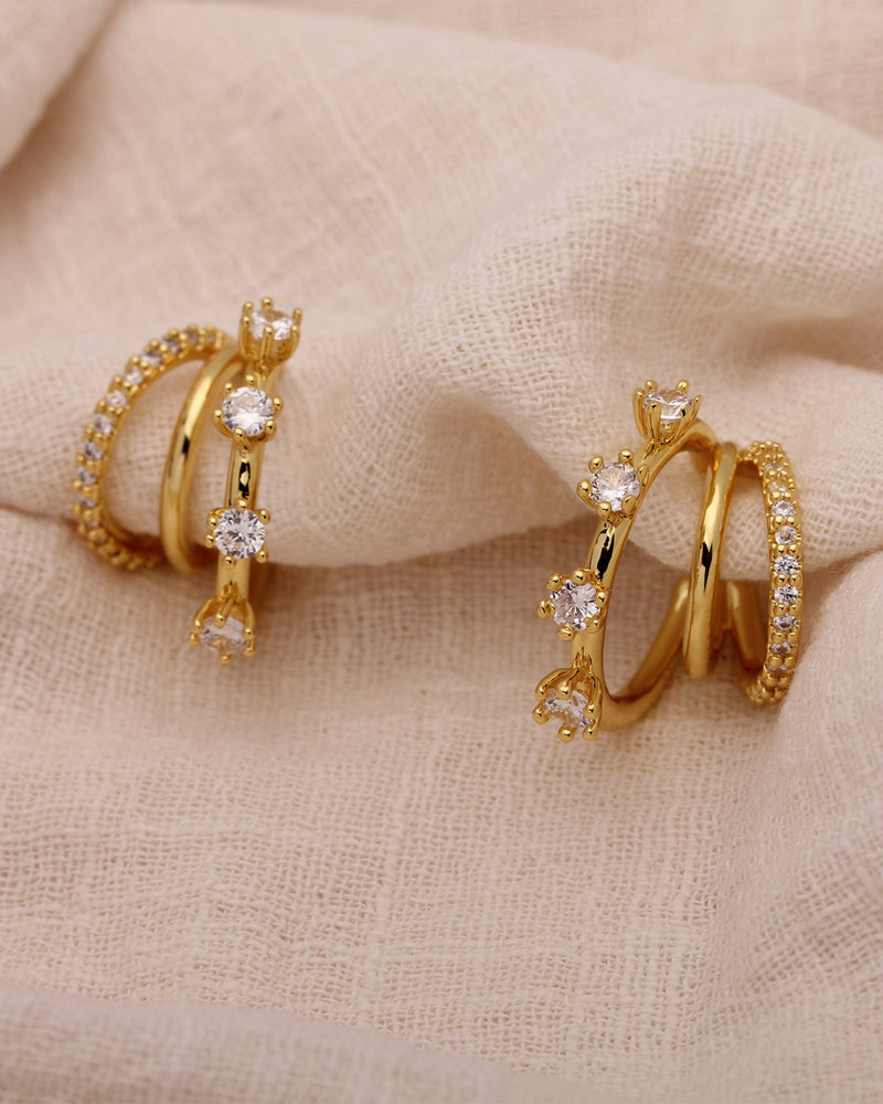 Gold Necklace /Bracelet/ Earring/ Ring Set/ Gold Plated -11A – India Batik