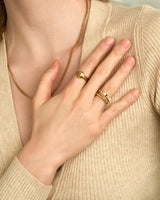 ROSIE FLOWER SIGNET RING