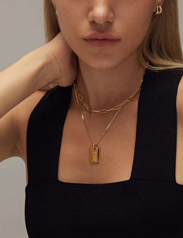 RHYLIE INITIAL NECKLACE